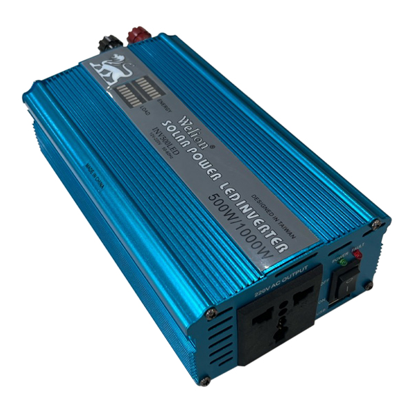 محصولات6 (1) اینورتر ویلیون 500 وات 12 به 220 مدل(INV500LED) - تصویر 3