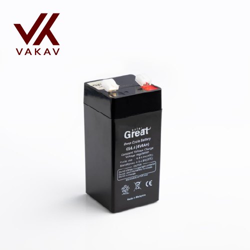باتری سایت-0۶ باتری گریت سولار ۴ ولت ۴ آمپر ساعت مدل GS4.4 - تصویر 1
